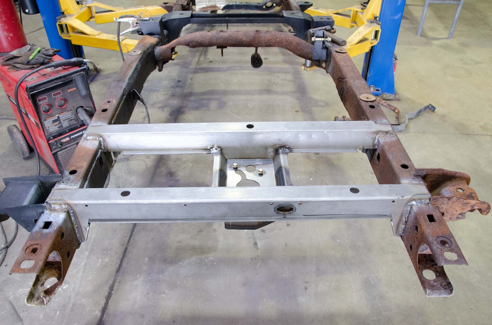 Rust Buster Frameworks 02-08 Dodge Ram 1500 4x4 QuadCab 6.5 Foot Bed Spare Tire Crossmember Rust Buster Frameworks