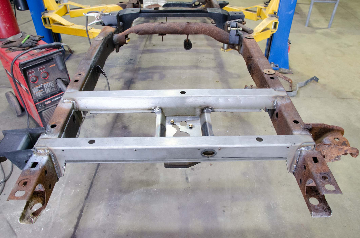 02-08 Dodge Ram 1500 4x4 QuadCab 6.5 Foot Bed Spare Tire Crossmember Rust Buster Frameworks-7
