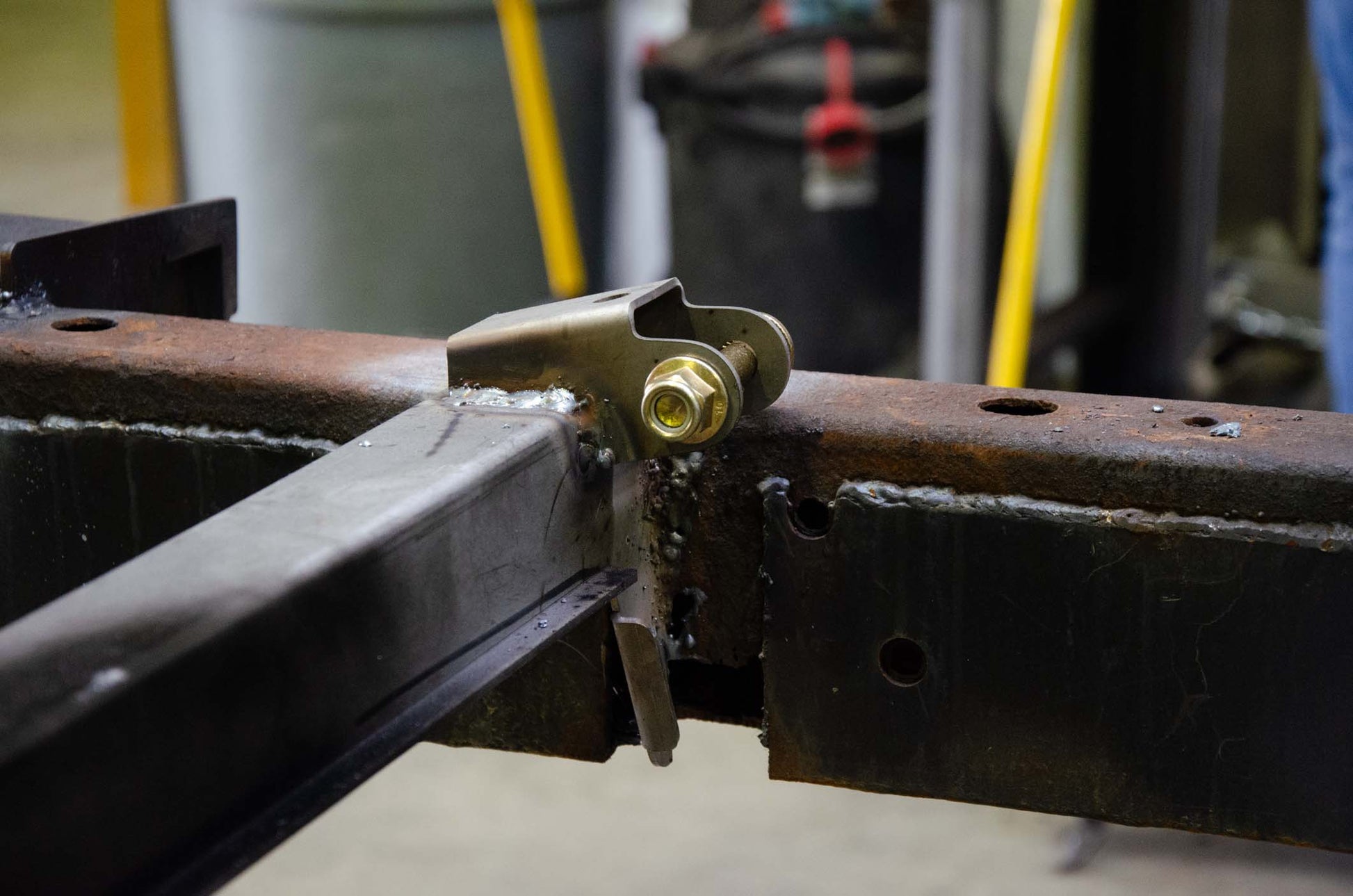 Rust Buster Frameworks Rust Buster Left Rear Shock Mount For 2002-2009 Dodge Ram 1500 RB7727