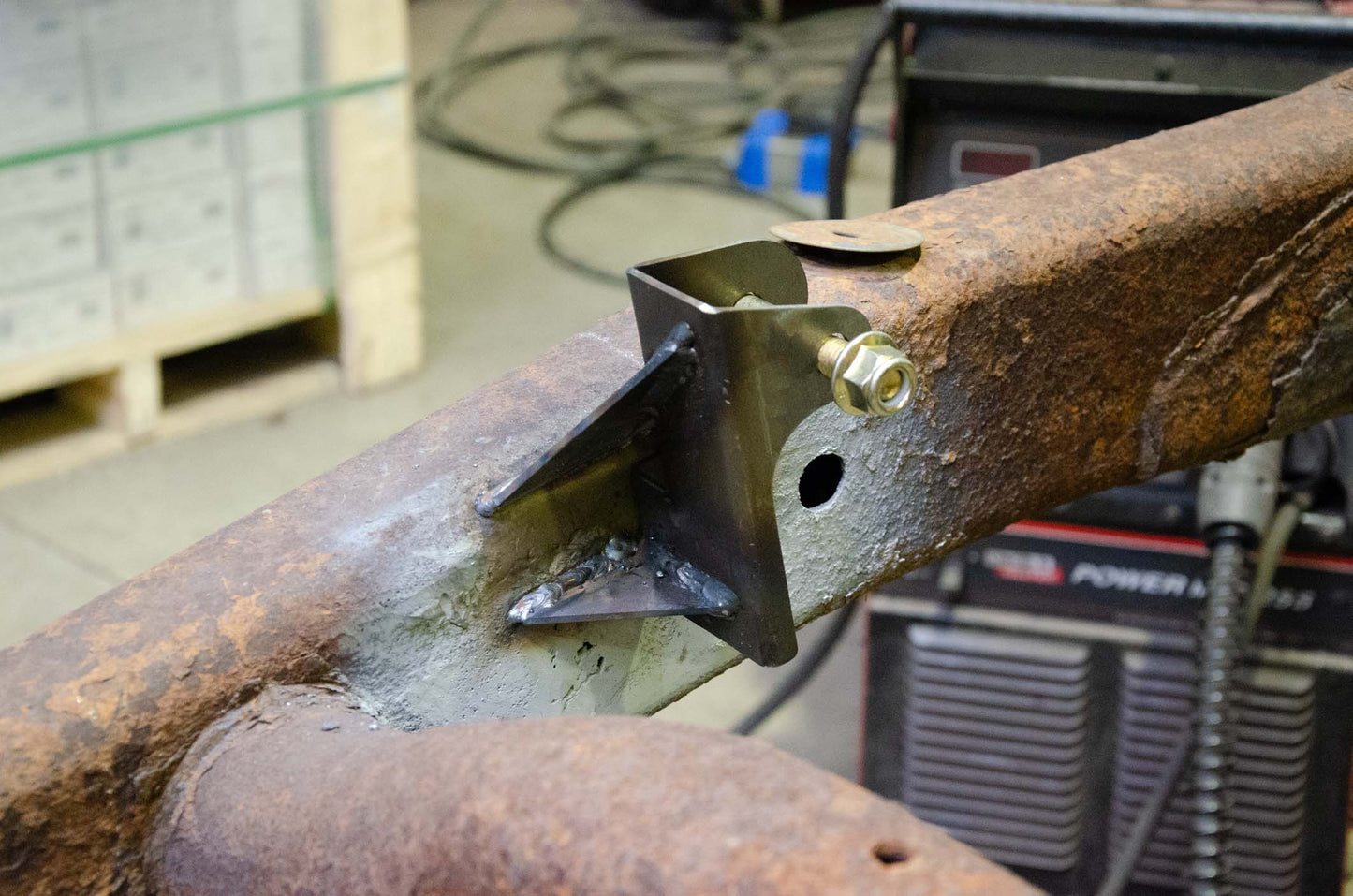 Rust Buster Frameworks Rust Buster Left Rear Shock Mount For 2002-2009 Dodge Ram 1500 RB7727