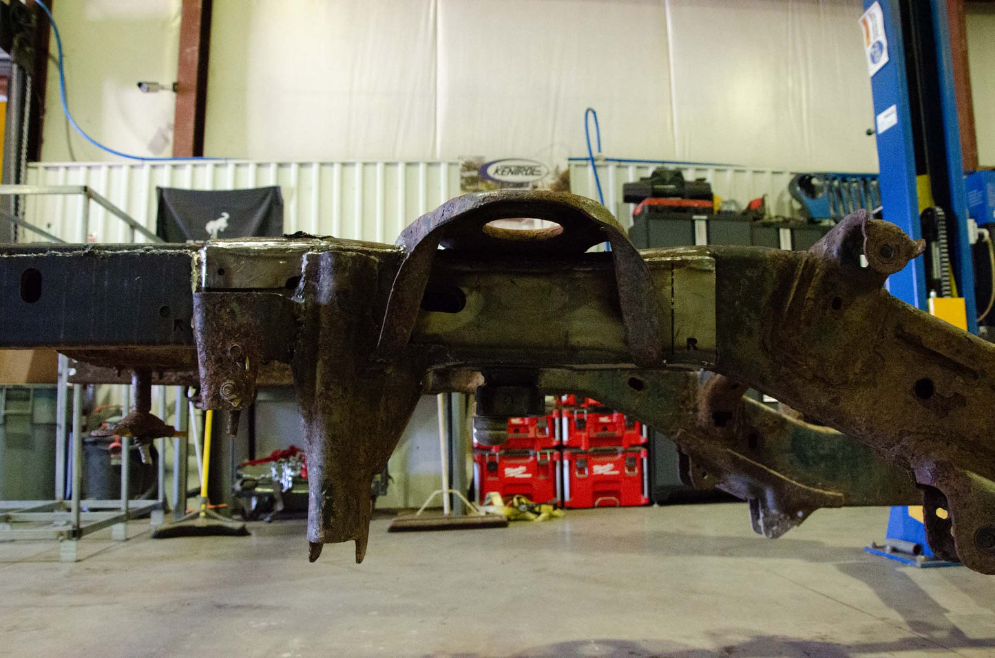 09-18 Dodge Ram 1500 Quad Cab 6.5 Foot Bed 4x4 Over-Axle Frame Section - Left Rust Buster Frameworks-5