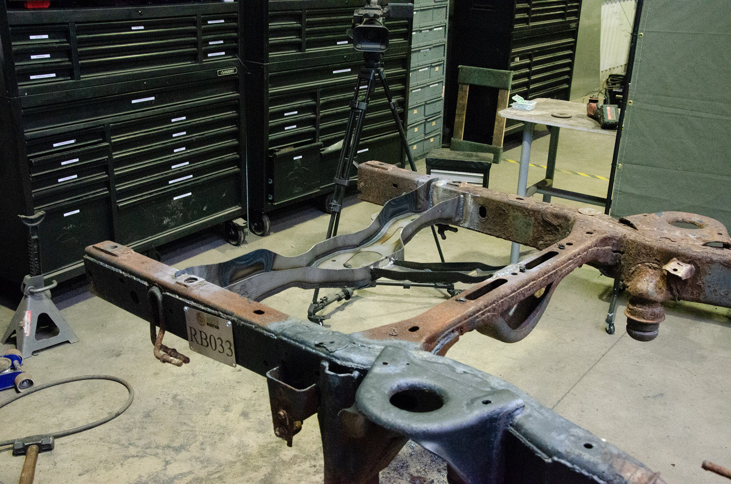 Rust Buster Frameworks 09-18 Dodge Ram 1500 Quad Cab 6.5 Foot Bed 4x4 Spare Tire Crossmember Rust Buster Frameworks