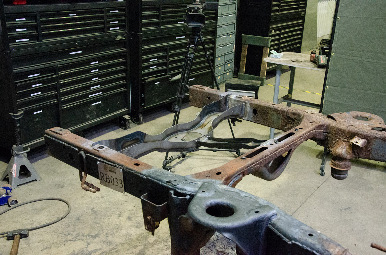 Rust Buster Frameworks 09-18 Dodge Ram 1500 Quad Cab 6.5 Foot Bed 4x4 Spare Tire Crossmember Rust Buster Frameworks