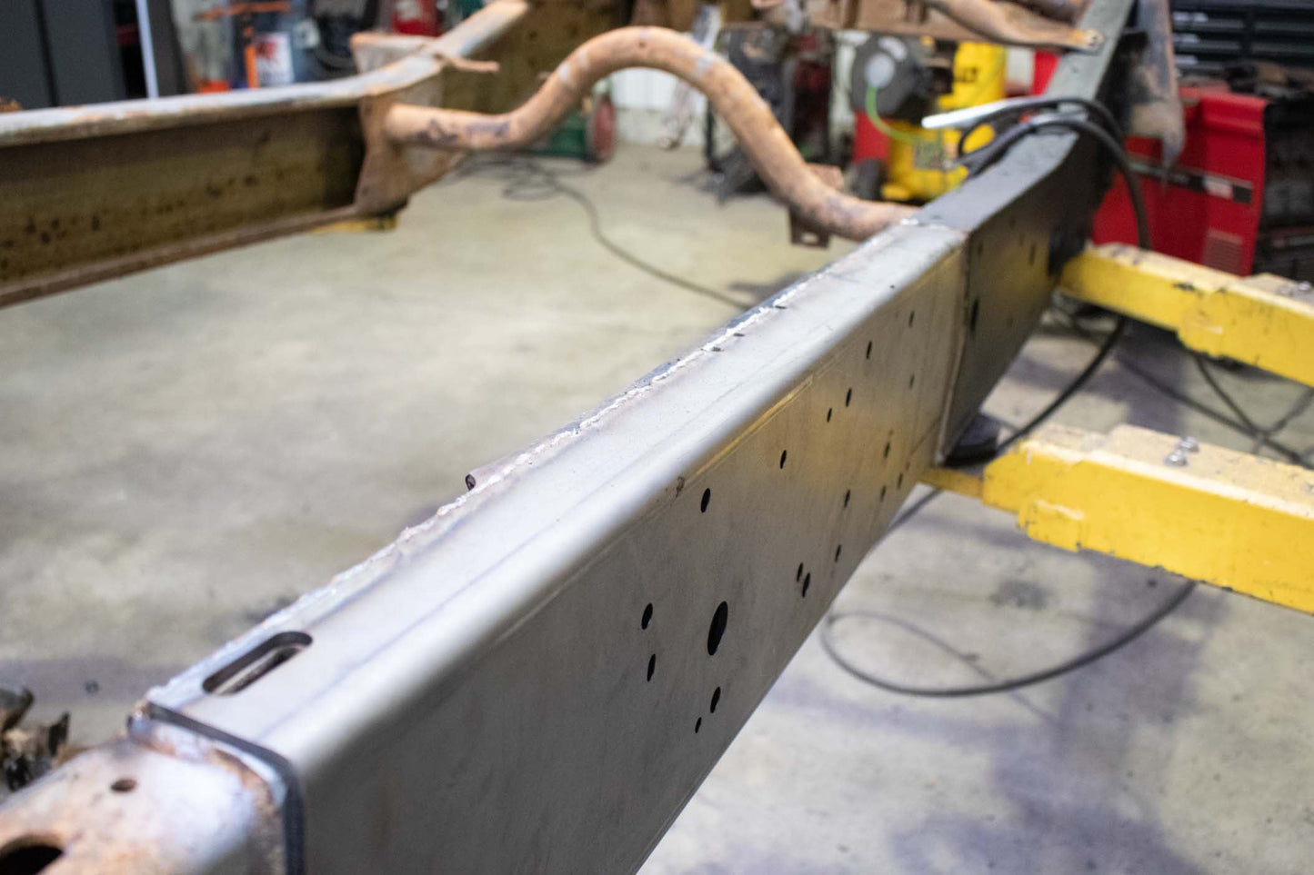 Rust Buster Frameworks Center Frame Repair Kit Passenger Side For 2001-2010 GM Pickups Rust Buster