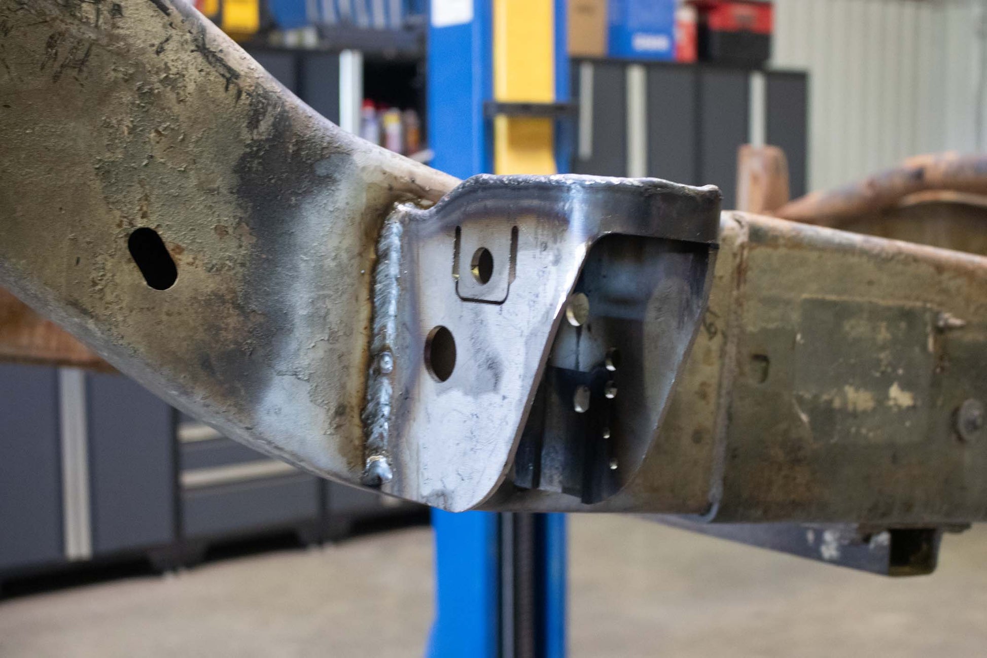 Rust Buster Frameworks Front Cab Mount Driver Side For 2001-2010 GM Pickups Rust Buster