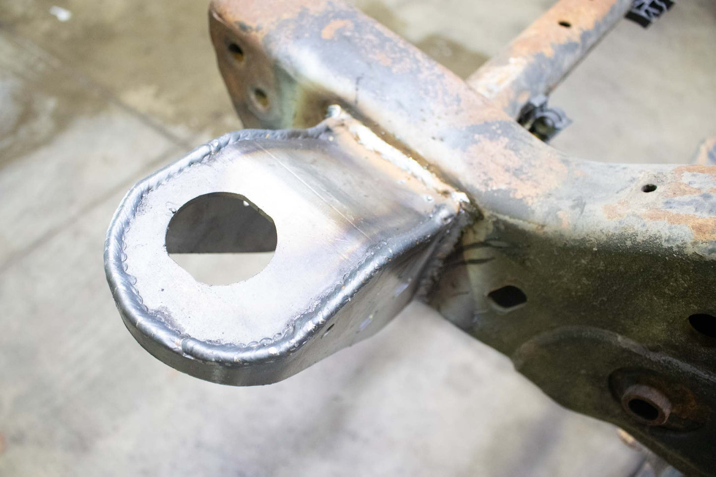 Rust Buster Frameworks Core Support Mount Passenger Side For 2001-2010 GM Pickups Rust Buster