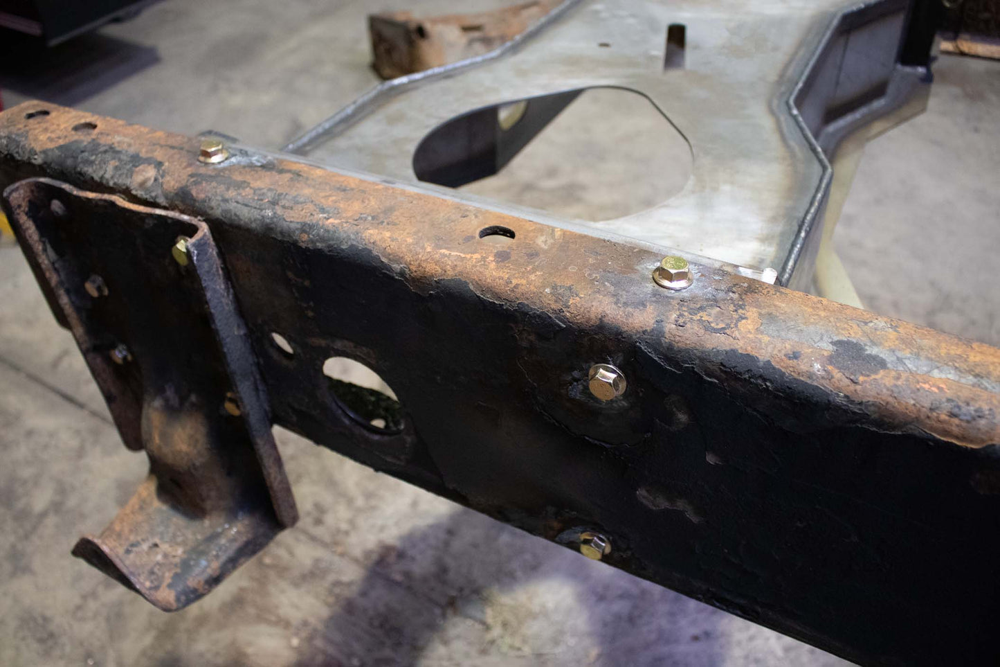 Rust Buster Frameworks Spare Tire Crossmember For 01-10 GM Pickups Rust Buster Frameworks