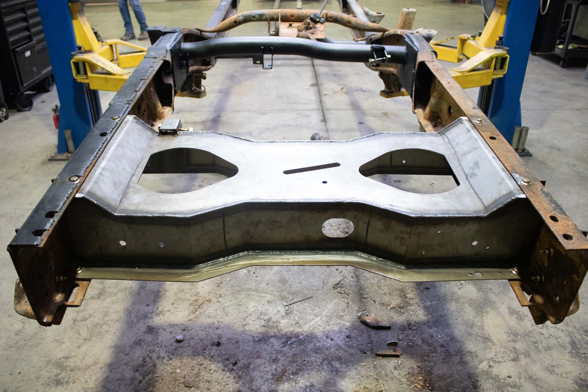 Rust Buster Frameworks Spare Tire Crossmember For 01-10 GM Pickups Rust Buster Frameworks