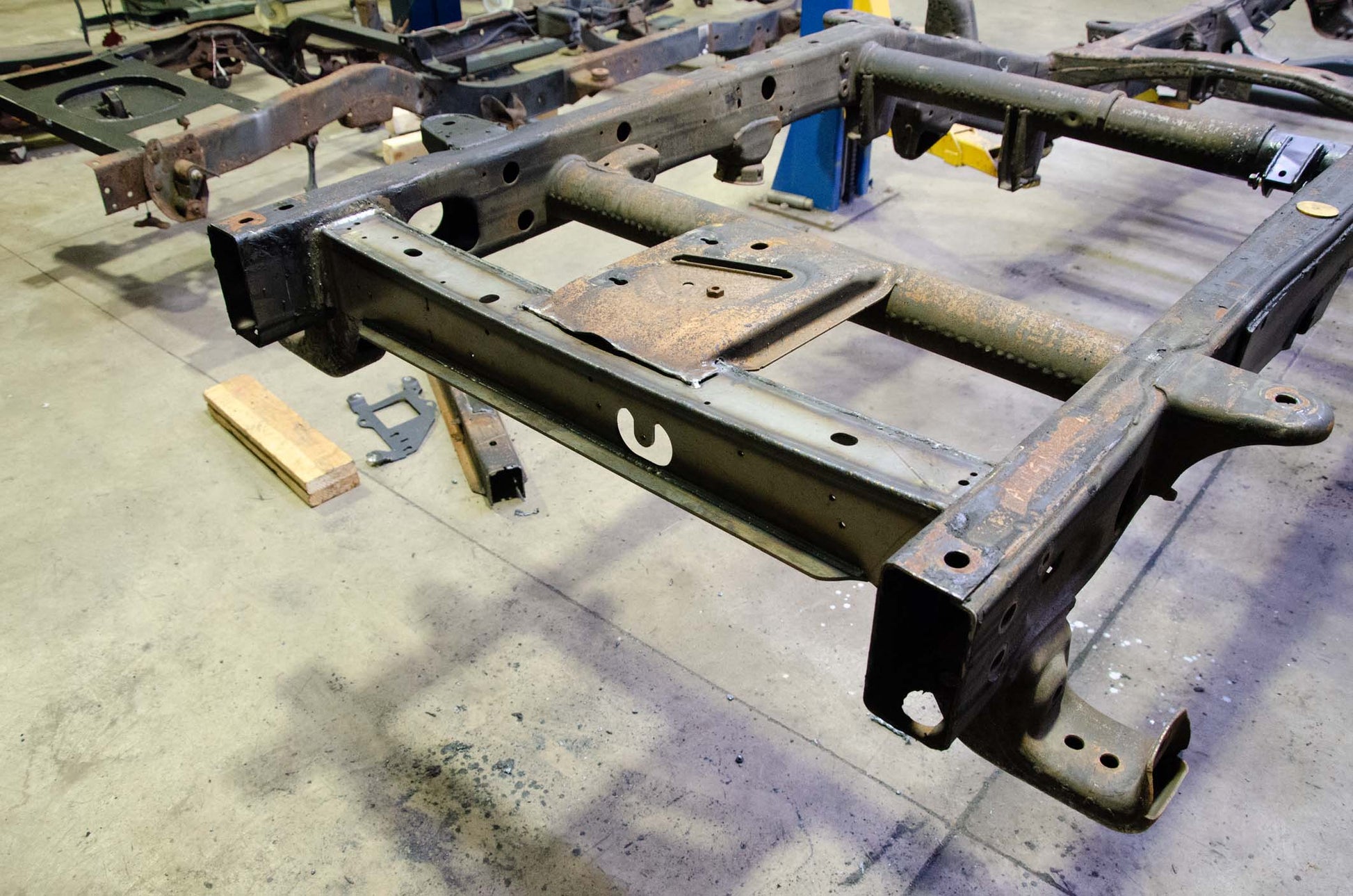 Rust Buster Frameworks Rust Buster Rear Spare Tire Crossmember For 2011-2018 GM HD Pickups RB7835