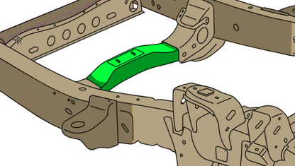 11-19 Chevy/GMC 2500HD Crew Cab 6.5 Foot Bed Transmission Crossmember Rust Buster Frameworks-6