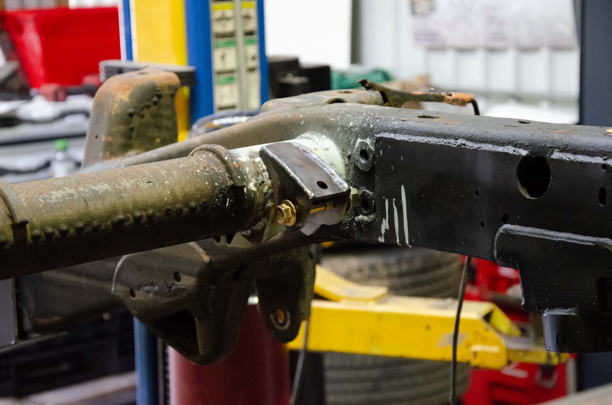 Rust Buster Frameworks Rust Buster Rear Shock Mount For 2011-2018 GM HD Pickups RB7843