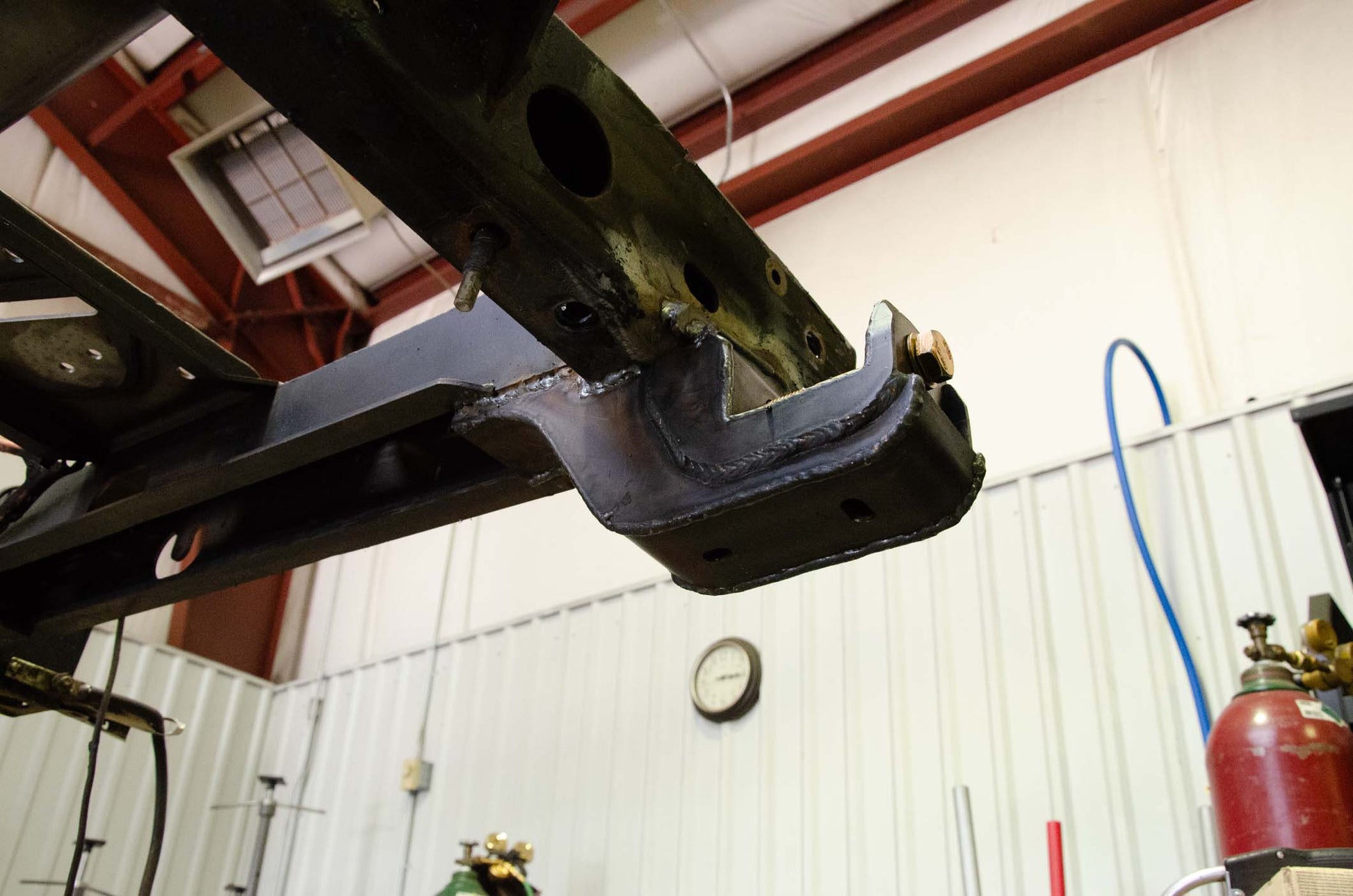 11-19 Chevy/GMC 2500HD Crew Cab 6.5 Foot Bed Rear Leaf Spring Mount - Left Rust Buster Frameworks-5