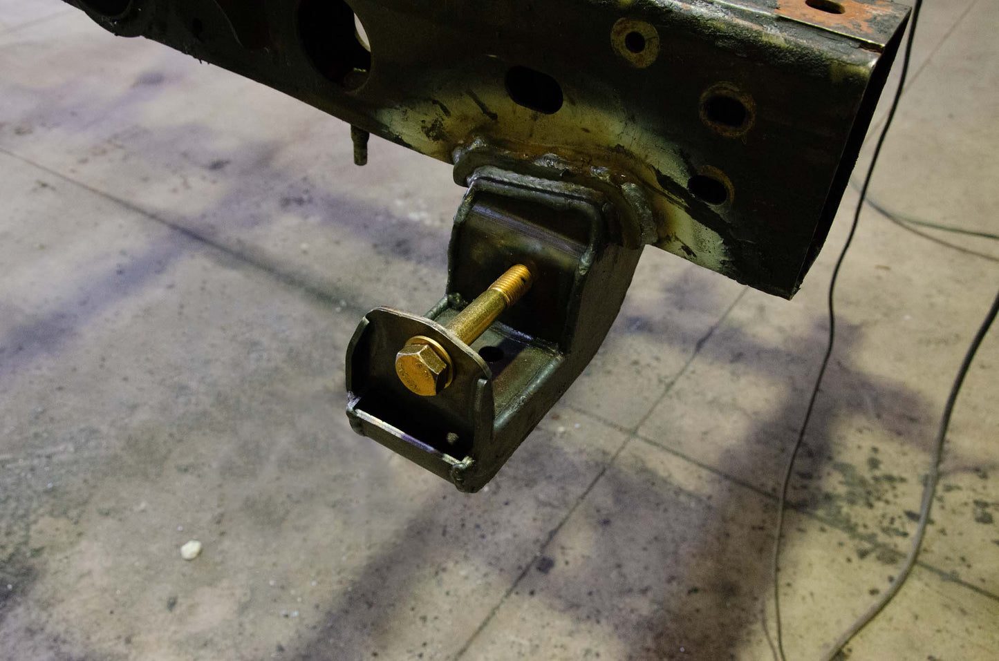11-19 Chevy/GMC 2500HD Crew Cab 6.5 Foot Bed Rear Leaf Spring Mount - Left Rust Buster Frameworks-6