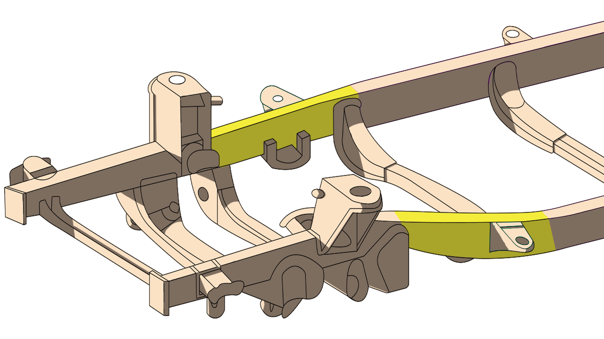 Rust Buster Frameworks Front Frame Repair Kit Passenger Side For 1996-2002 Toyota 4Runner Rust Buster Frameworks