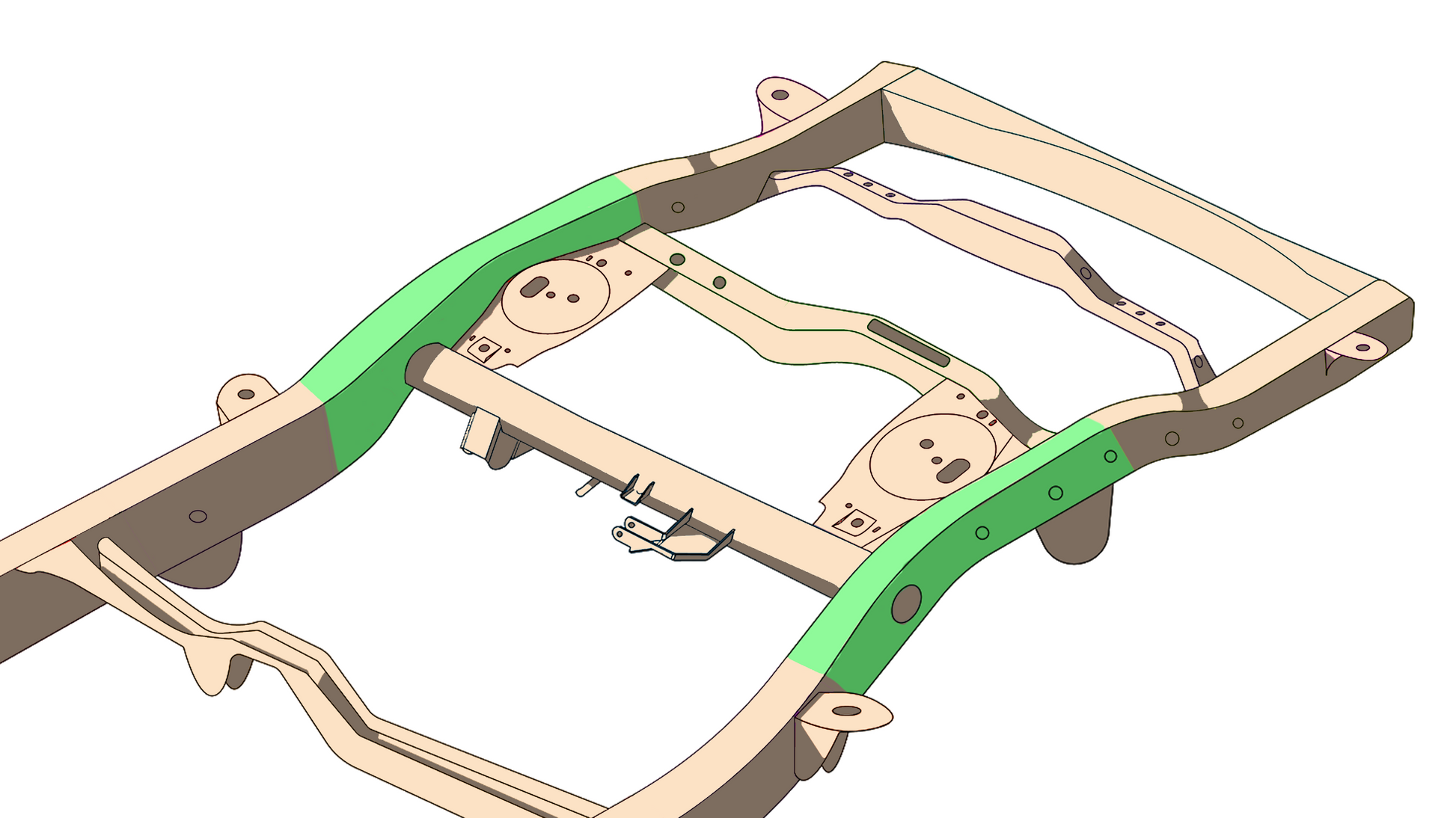 Over-the-Axle Frame Repair Kit For 03-14 Toyota 4Runner and FJ Cruiser Passenger Side Rust Buster Frameworks-6