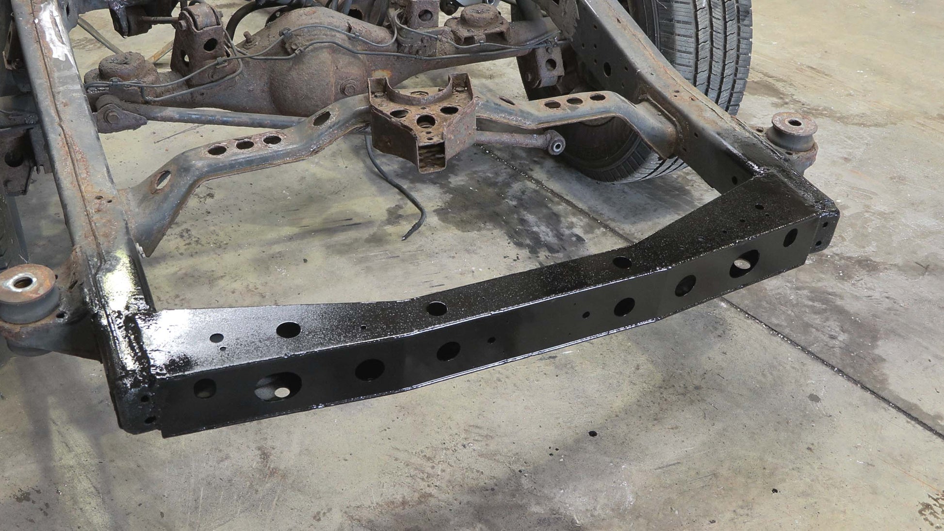 Rear Hitch Crossmember For 4Runner and FJ Cruiser Rust Buster Frameworks-5