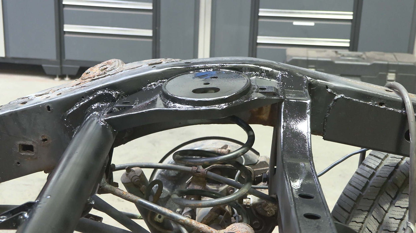 Rust Buster Frameworks Rear Upper Coil Spring Bucket and Shock Mount For FJ Cruiser and 4Runner Driver Side Rust Buster Frameworks