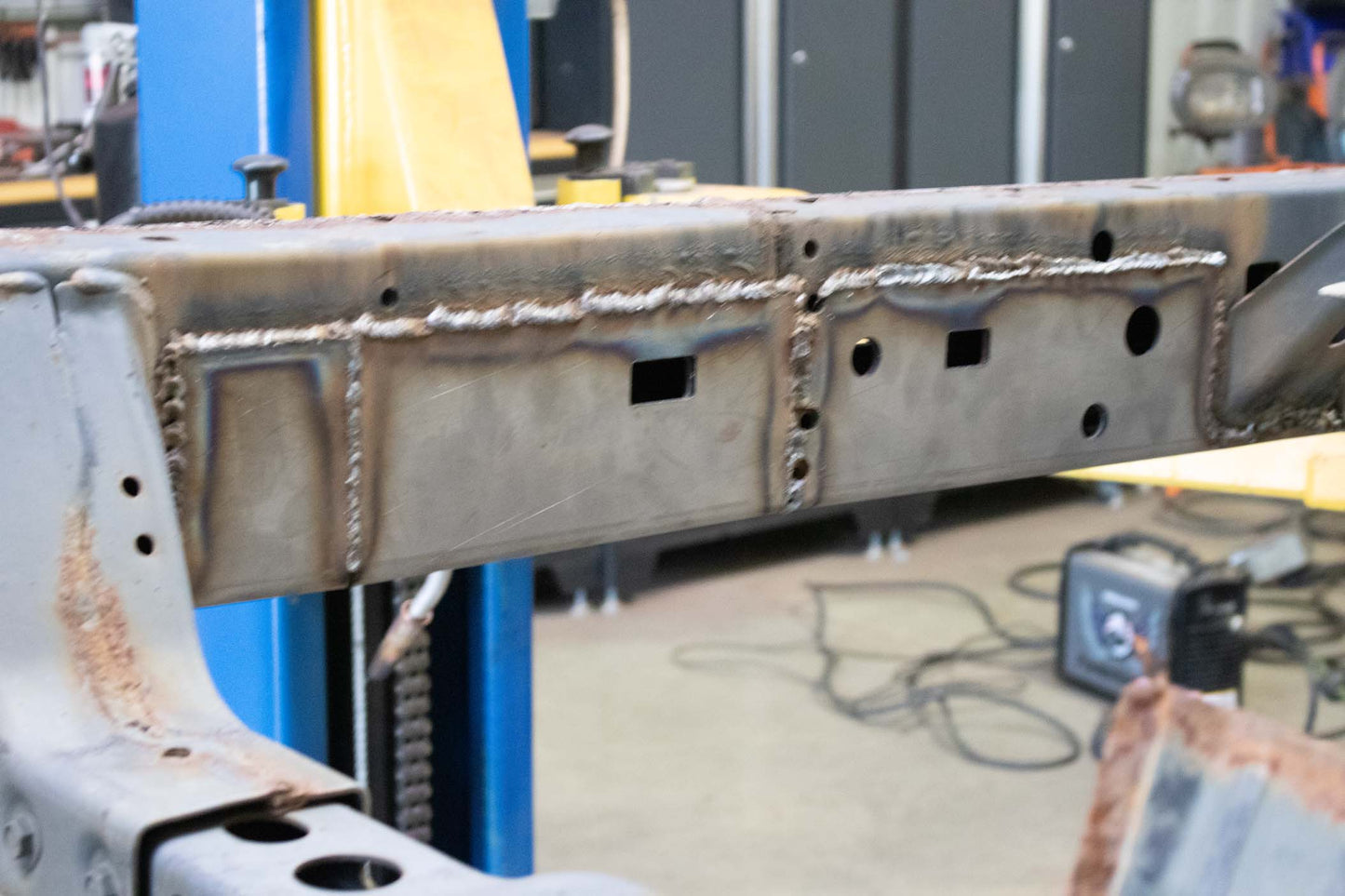 07-14 Toyota FJ Cruiser Center Frame Section Driver Side Rust Buster Frameworks-5