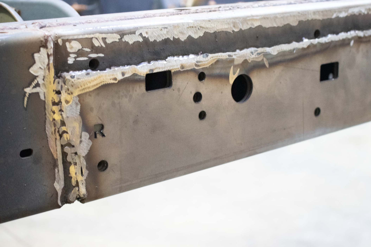 07-14 Toyota FJ Cruiser Center Frame Section Driver Side Rust Buster Frameworks-7