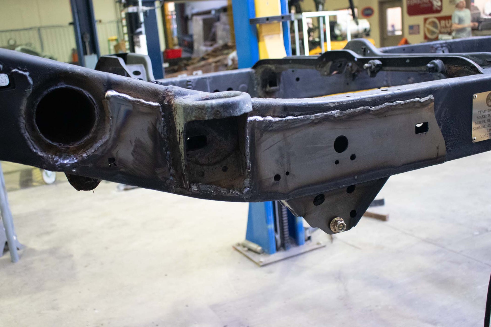01-07 Toyota Sequoia Mid Frame Section Left Rust Buster Frameworks-4