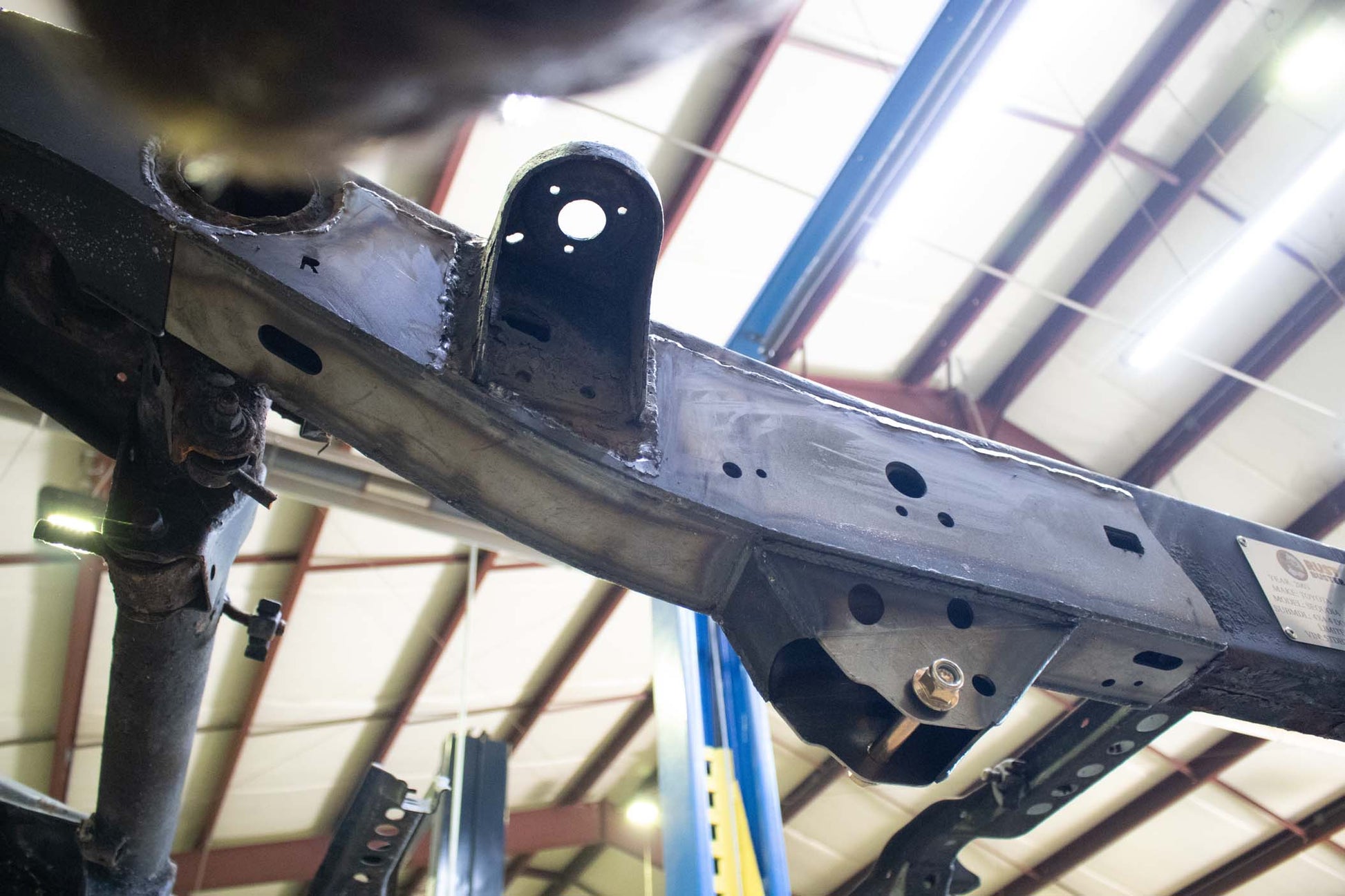01-07 Toyota Sequoia Mid Frame Section Left Rust Buster Frameworks-7