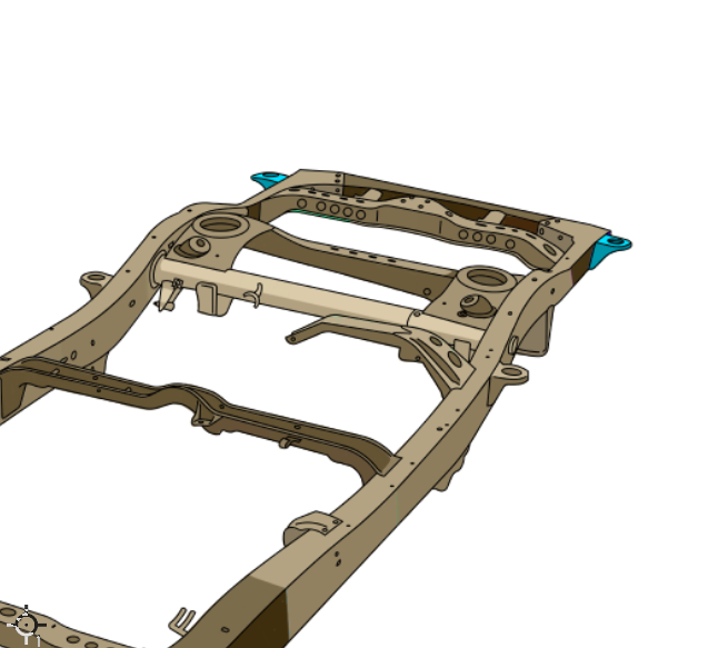 01-07 Toyota Sequoia Rear Body Mount Rust Buster Frameworks-7