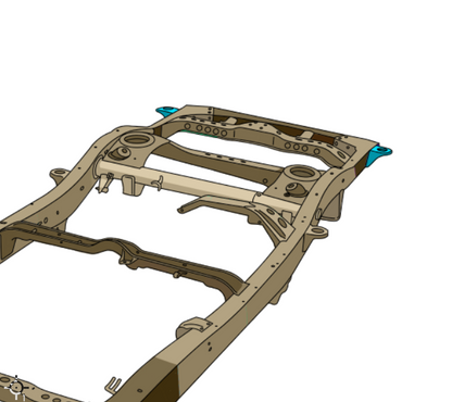 01-07 Toyota Sequoia Rear Body Mount Rust Buster Frameworks-7