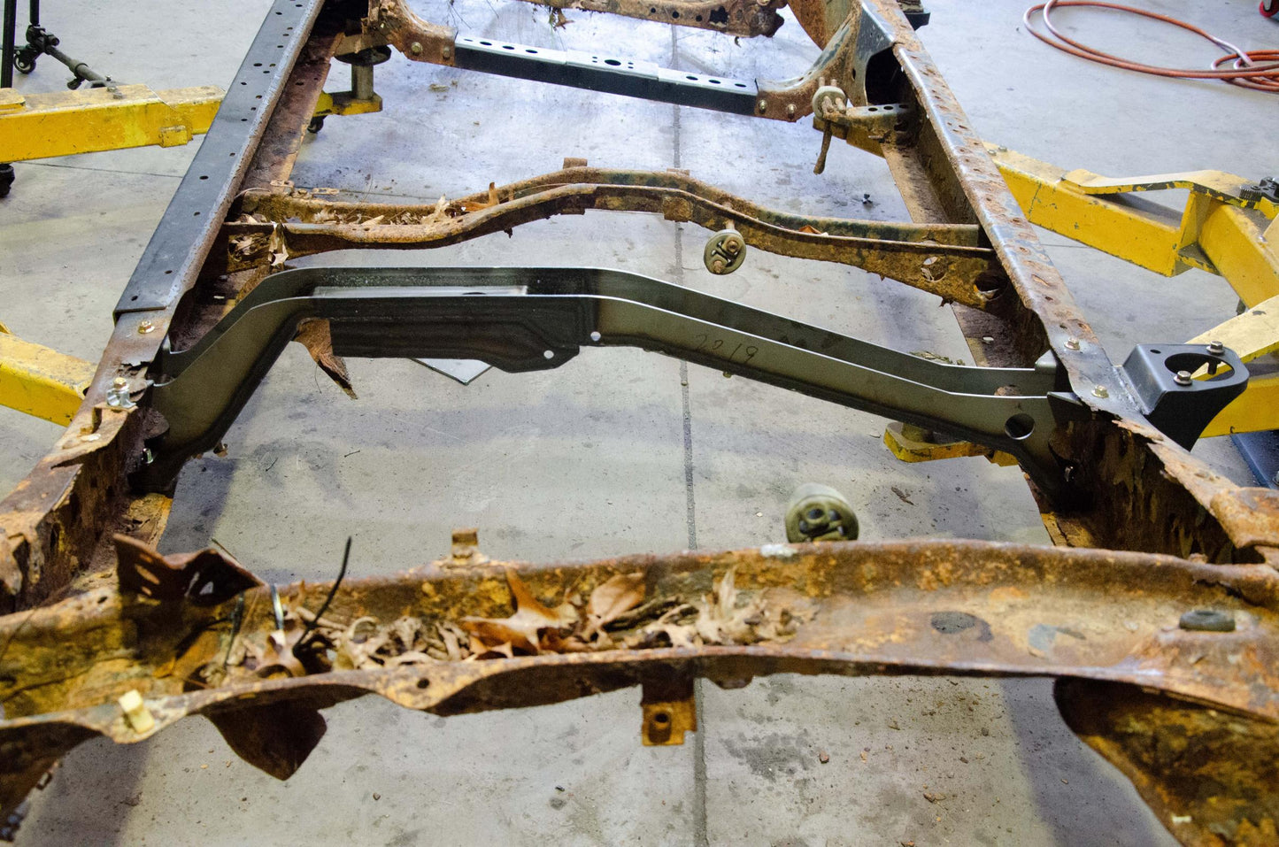 Forward Fuel Tank Crossmember for 05-06 Toyota Tundra Rust Buster Frameworks-6