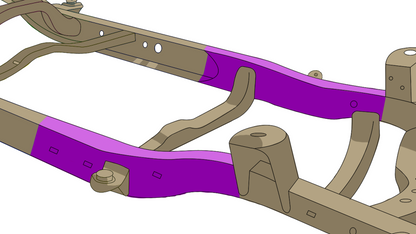 Front Frame Section Passenger Side For 2000-2006 Toyota Tundra Rust Buster Frameworks-5