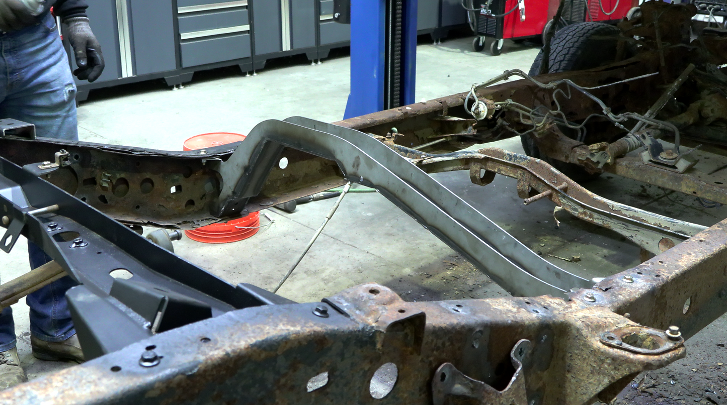 Rust Buster Frameworks Forward Fuel Tank Crossmember For 2000-2006 Toyota Tundra Rust Buster Frameworks