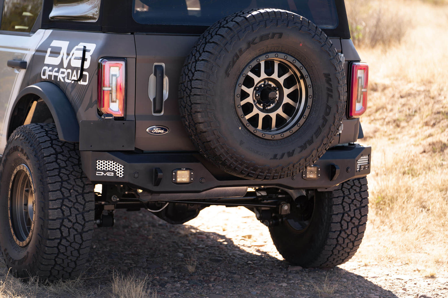 2021 2024 Ford Bronco Mto Series Rear Bumper DV8 Offroad-12