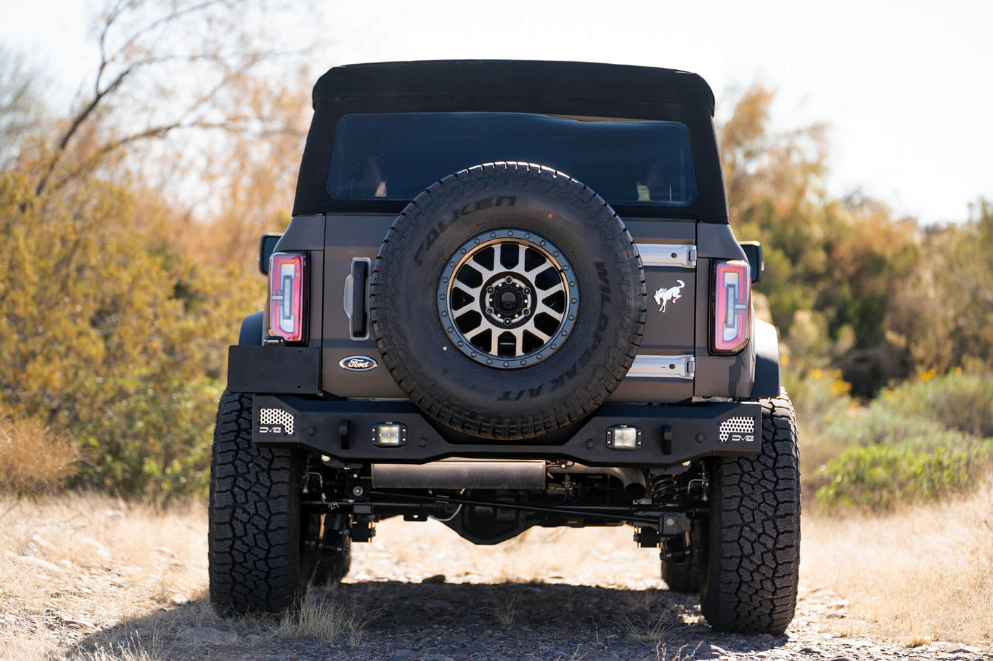 2021 2024 Ford Bronco Mto Series Rear Bumper DV8 Offroad-3