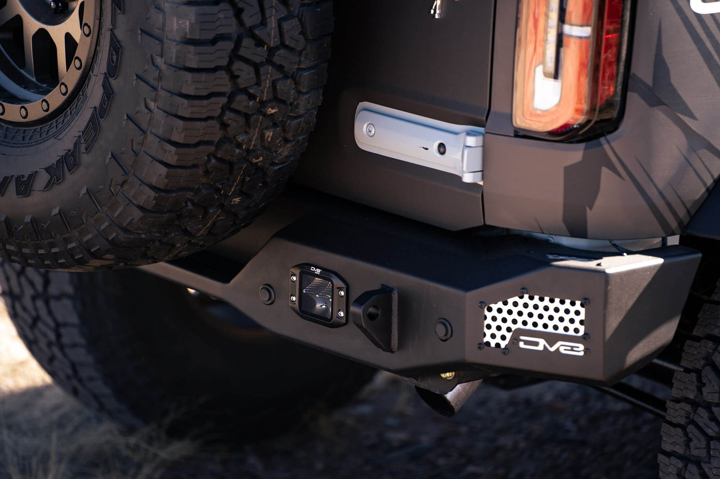2021 2024 Ford Bronco Mto Series Rear Bumper DV8 Offroad-4