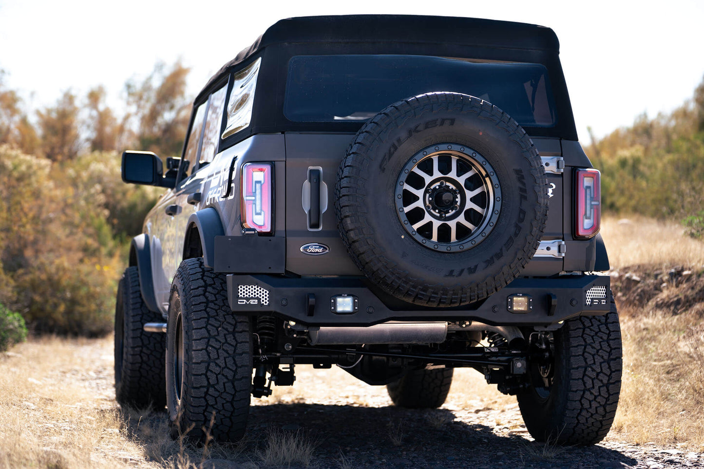 2021 2024 Ford Bronco Mto Series Rear Bumper DV8 Offroad-9