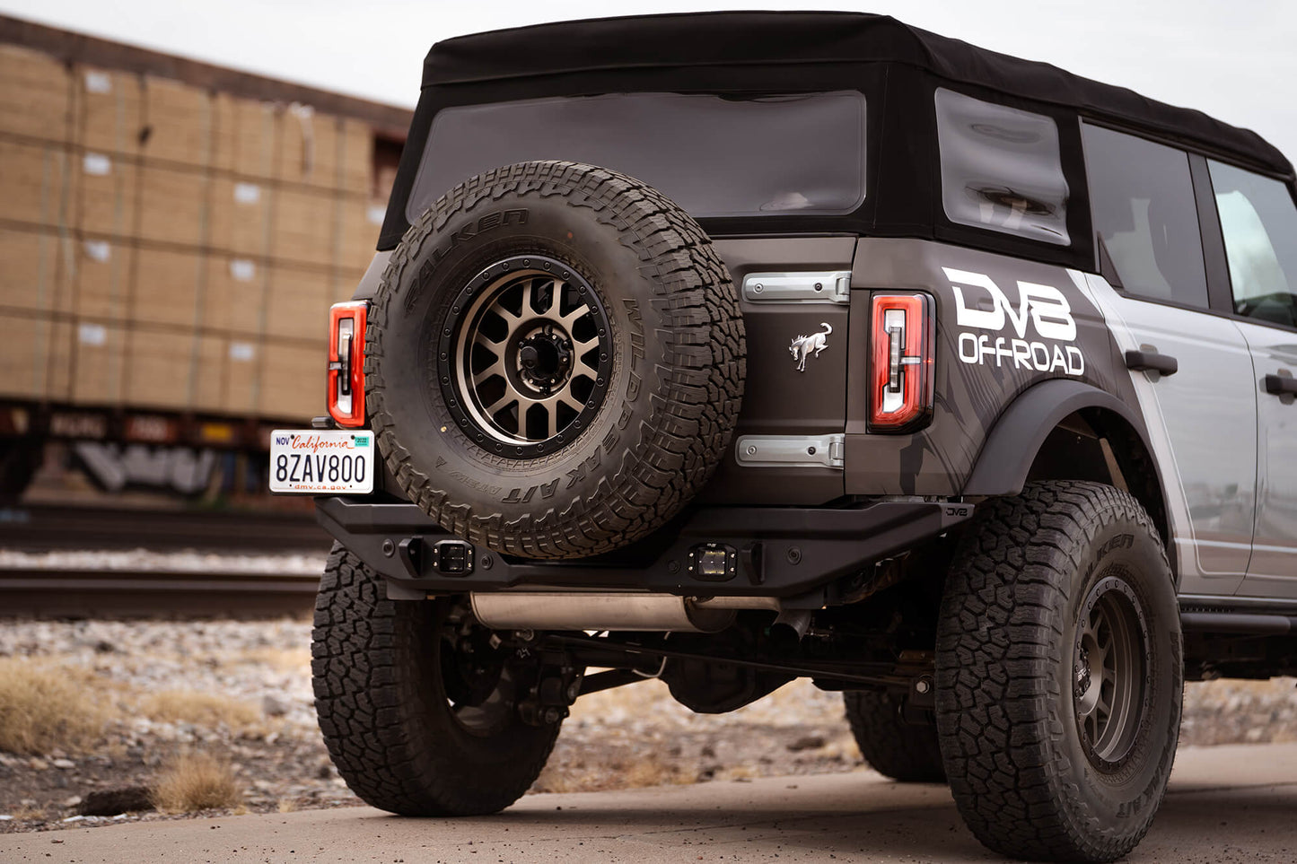 2021 2024 Ford Bronco Fs 15 Series Rear Bumper DV8 Offroad-16