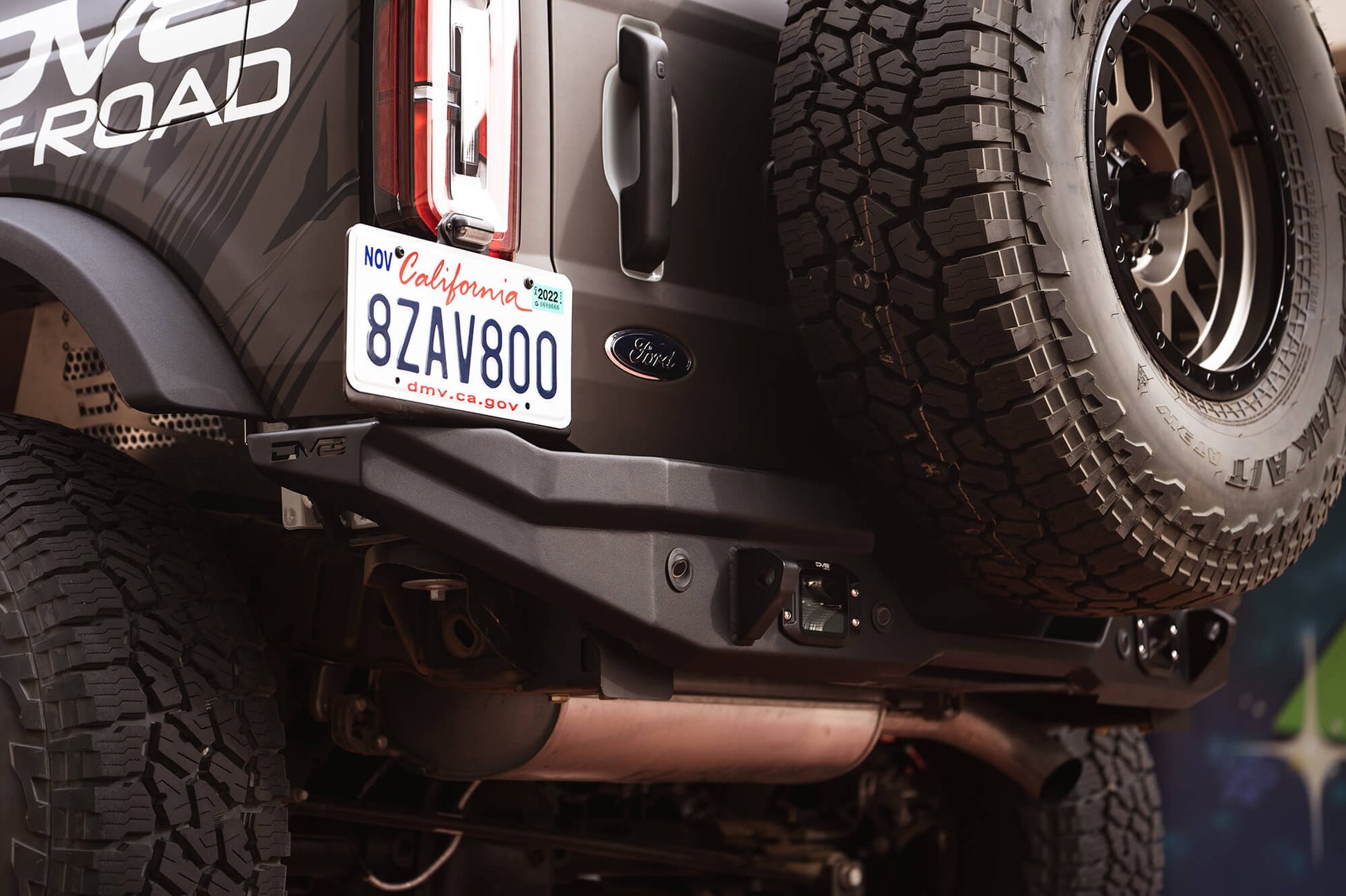 2021 2024 Ford Bronco Fs 15 Series Rear Bumper DV8 Offroad-4