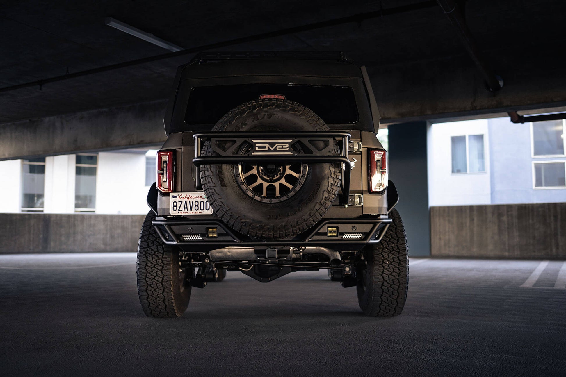 2021 2024 Ford Bronco Competition Series Rear Bumper DV8 Offroad-1