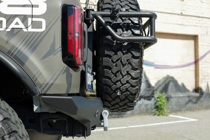 2021 2024 Ford Bronco Spec Series Rear Bumper DV8 Offroad-13