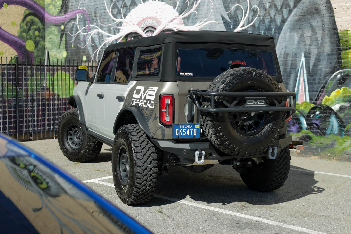 2021 2024 Ford Bronco Spec Series Rear Bumper DV8 Offroad-14