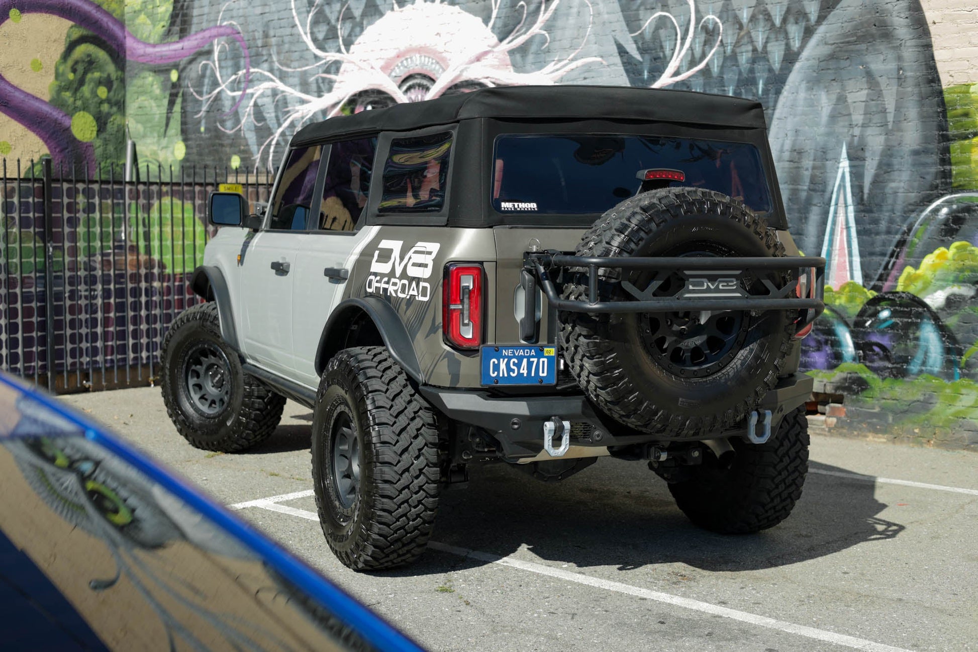2021 2024 Ford Bronco Spec Series Rear Bumper DV8 Offroad-14