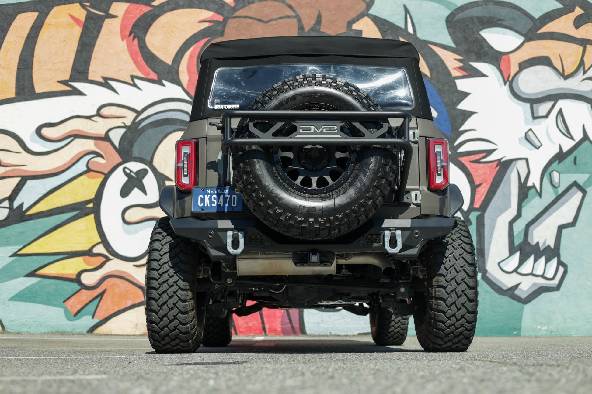 2021 2024 Ford Bronco Spec Series Rear Bumper DV8 Offroad-15