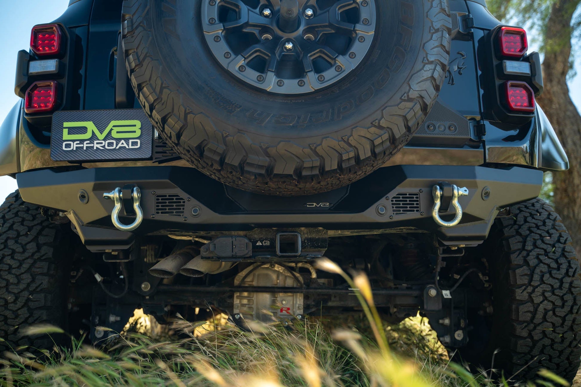 2021 2024 Ford Bronco Spec Series Rear Bumper DV8 Offroad-4