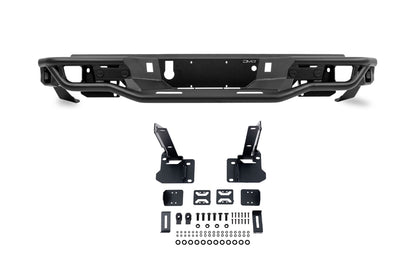 2023 2026 GMC Canyon & Chevy Colorado Tube Rear Bumper DV8 Offroad-15