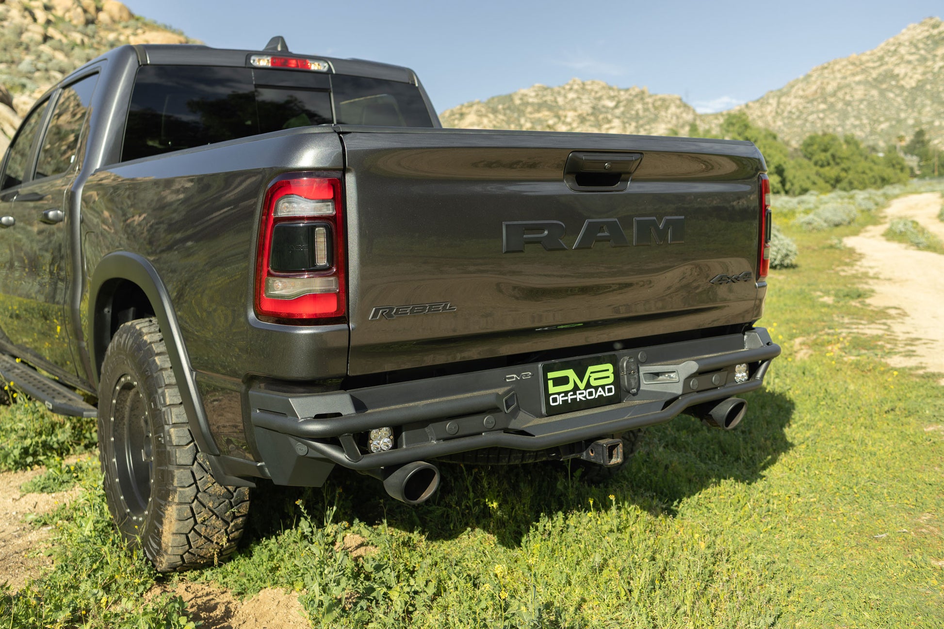 2019 2026 Ram 1500 Rear Tube Bumper DV8 Offroad-12