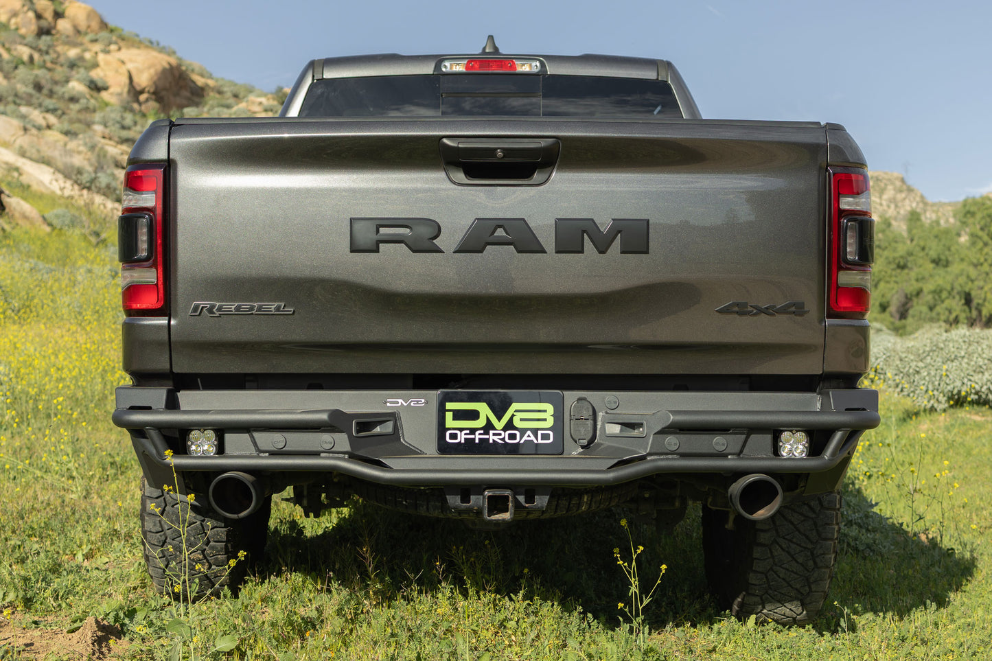 2019 2026 Ram 1500 Rear Tube Bumper DV8 Offroad-5
