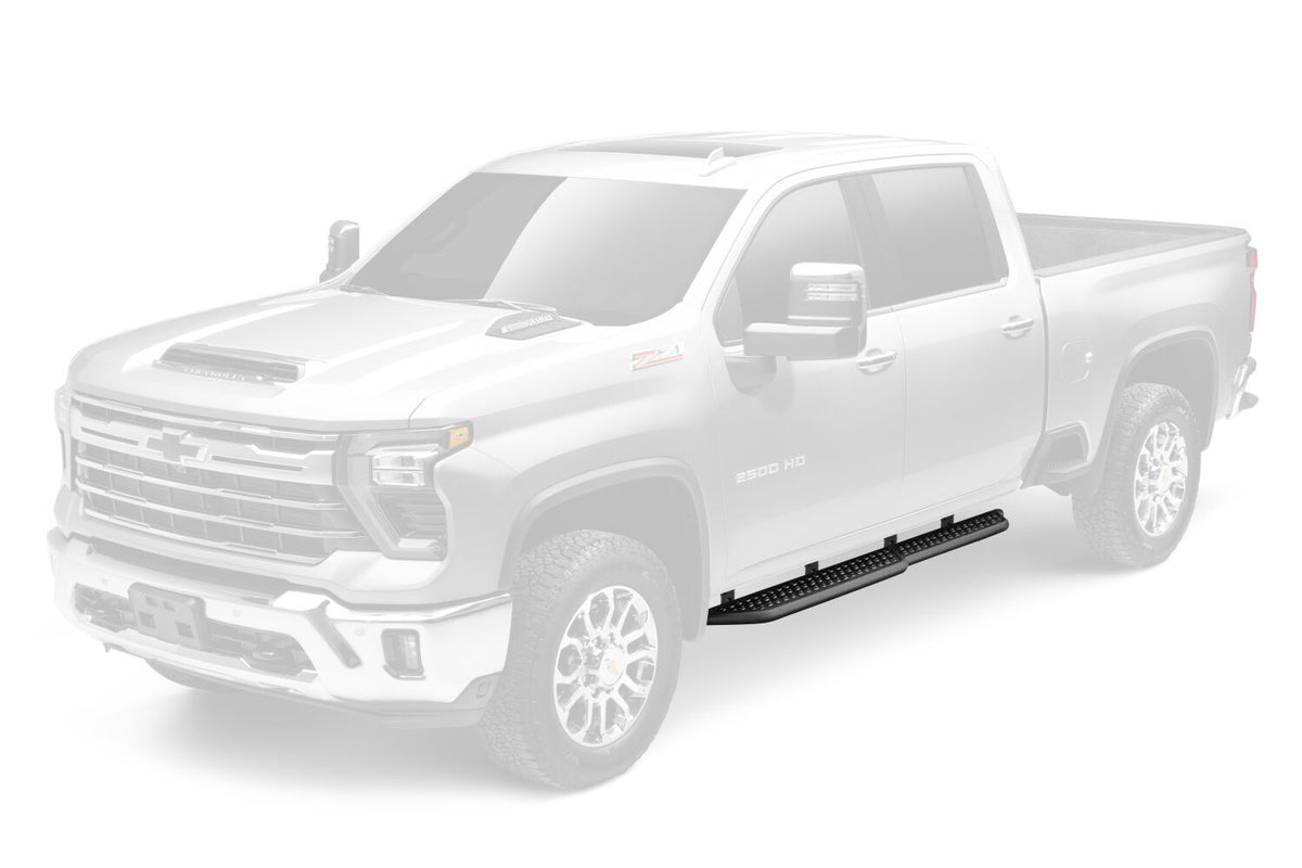 Growler Sport Running Boards Cab Length 2019 (New Body Style)-2026 Chevy Silverado/GMC Sierra 1500/2020-2026 GM2500 HD/3500 HD Textured Black N Fab NFab-18