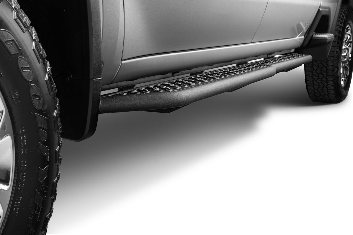 Growler Sport Running Boards Cab Length 2019 (New Body Style)-2026 Chevy Silverado/GMC Sierra 1500/2020-2026 GM2500 HD/3500 HD Textured Black N Fab NFab-19