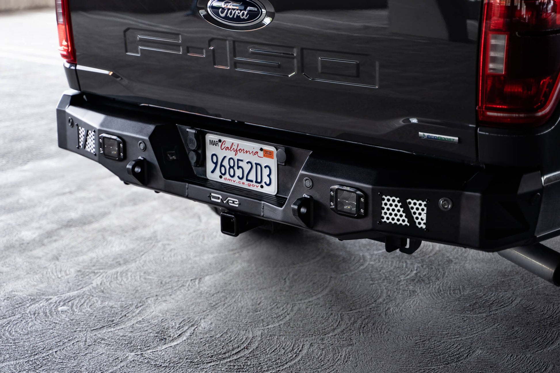2021 2025 Ford F 150 Mto Series Rear Bumper DV8 Offroad-11