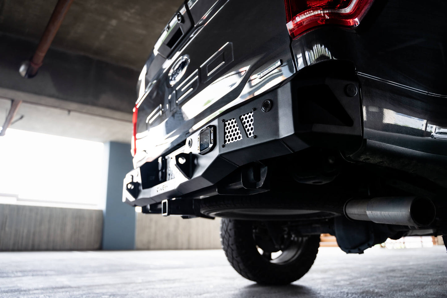 2021 2025 Ford F 150 Mto Series Rear Bumper DV8 Offroad-5