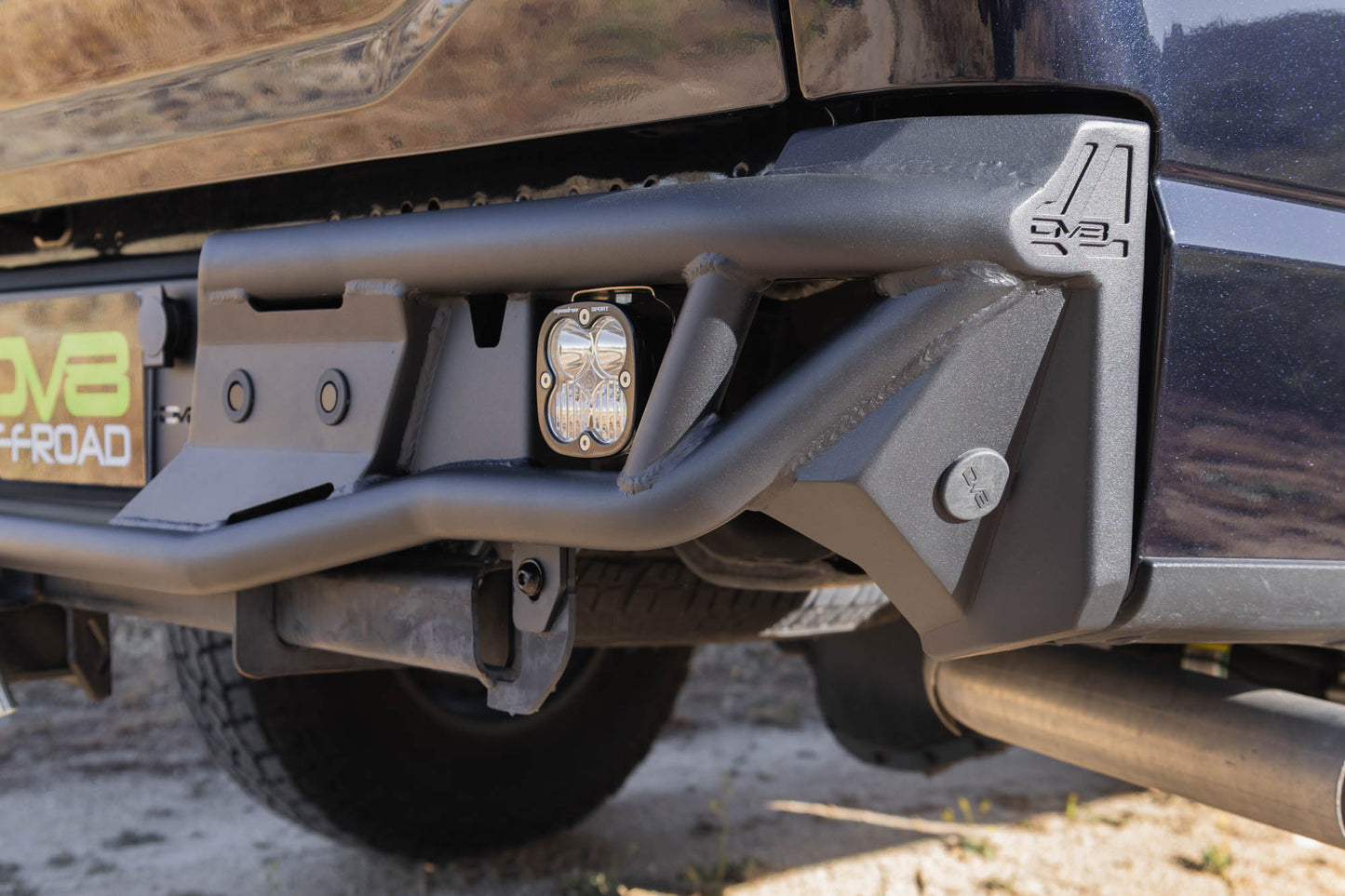 2021 2026 Ford F 150 Tube Rear Bumper DV8 Offroad-2